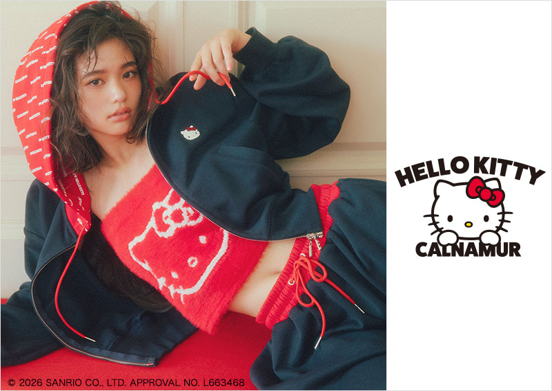 HELLO KITTY×CALNAMUR Special collaboration！